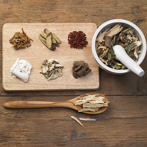 약재와 탕약입니다